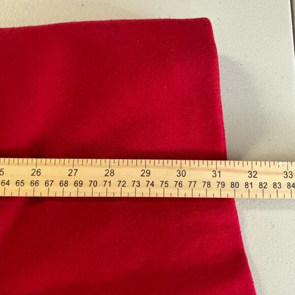 International Scene Women's Size 9/10 Red Vintage Wool Winter MaxiCoat Peacoat - Picture 13 of 16